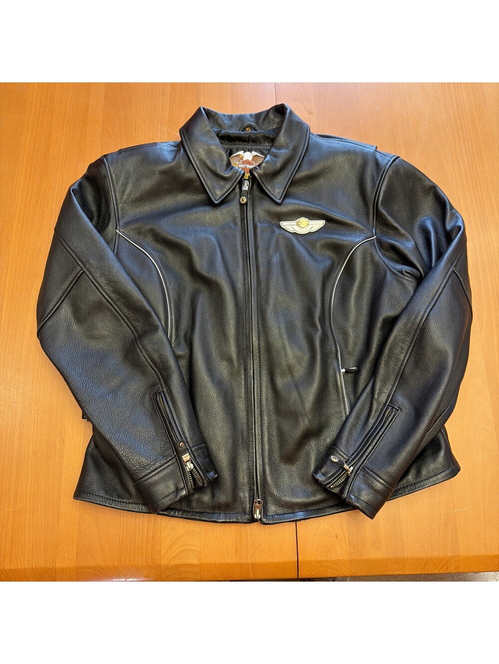 Harley Davidson 100 Year Anniversary Leather Jacket Woman’s XL